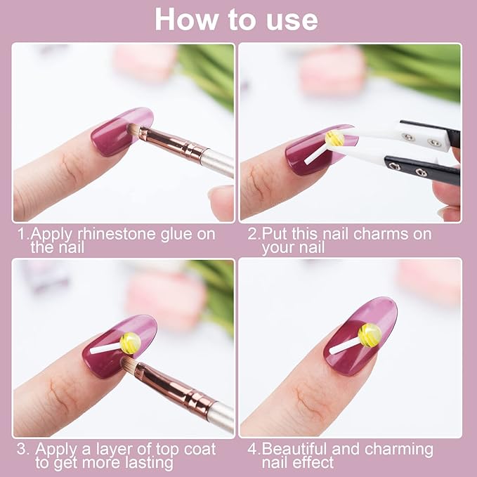 PAGOW 100pcs Lollipop Candy Nail Art Charm Cute 3D Acrylic Decoration DIY Mini Designs Sugar Kawaii Colorful Accessories Sweet Love Craft Manicure Supplies Valentines Christmas Birthday Thanksgiving