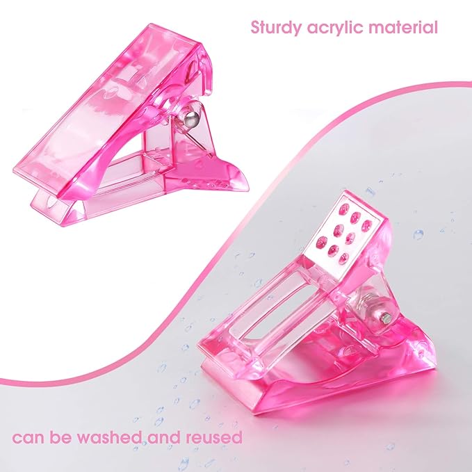Dual Nail Forms Set Poly Gel Quick Building Nail Kit, 120Pcs Stiletto Gel Nail Molds with 10Pcs Acrylic Nail Tips Clips 1Pc Dual-Ended Poly Extension Gel Brush Nail File for Polygel Extension
