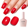 Imtiti 10ml Neon Red Gel Nail Polish-1pcs Red Gel Polish for Nail Art Soak off UV Led Salon DIY at Home Gift for Women