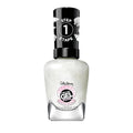 Sally Hansen Miracle Gel Pearls Salon Quality Nail Polish | Gel-Like Formula, Two-Step System, No UV Light Needed, Long Lasting | Sheer | 904 One of a Kind | Milky White Shimmery Nail Polish
