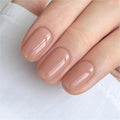GAOY Nude Jelly Gel Nail Polish, 16ml Sheer Translucent Netural Soak Off Gel Polish, UV Light Cure for Nail Art DIY at Home, 3155 Faded Rose