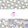 Novani 3000 Pieces Flatback Rhinestones Glass Round Gems F-White Crystals for Nail Art DIY Crafts Clothes Shoes,SS10,2.7-2.9mm