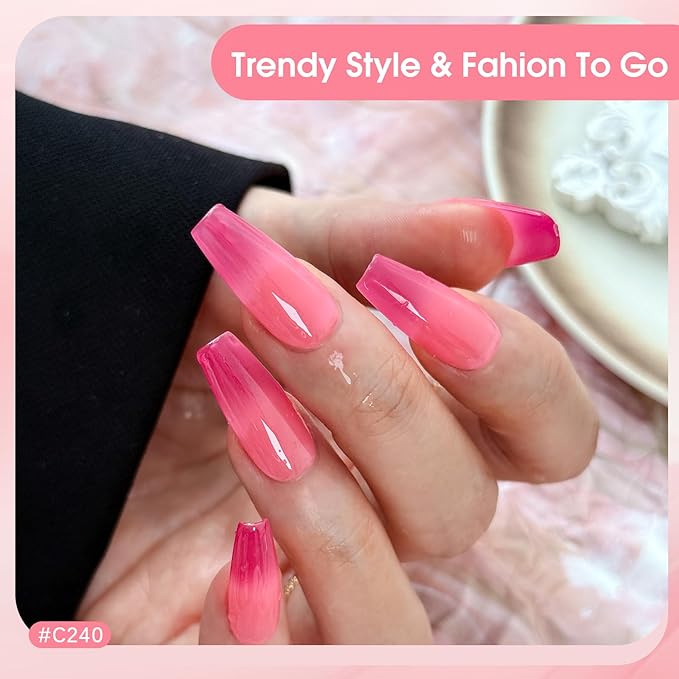 ROSALIND 12PCS Color Changing Gel Nail Polish, Temperature Mood Change Red Pink Purple Blue Colors Gel Polish Soak Off UV Thermal Nail Polish Set for Manicure DIY at Home and Salon