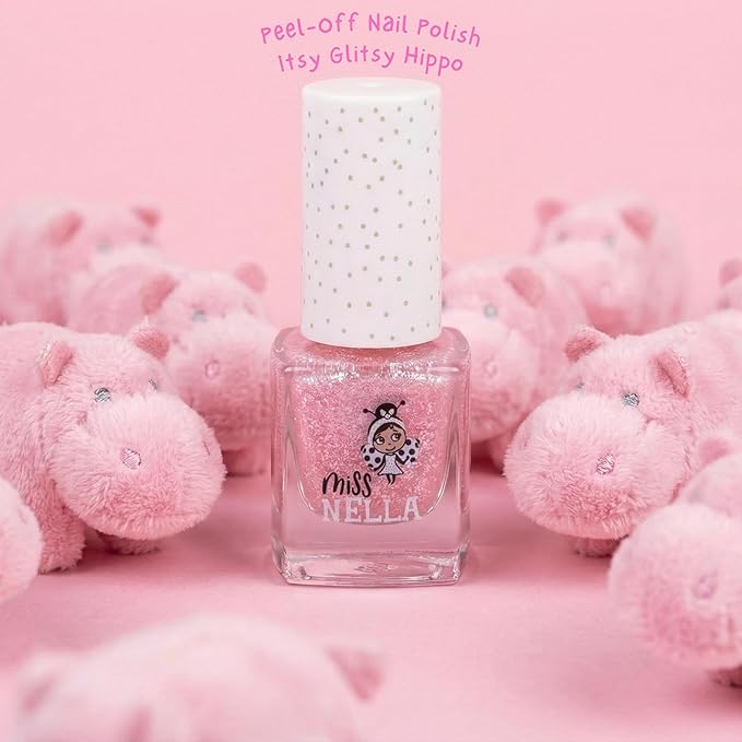 MISS NELLA-Peel Off, Odour Free, Water Base & Safe for kids nail polish pack of 3 (Frosty Fun)