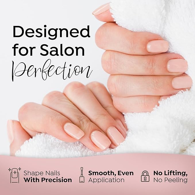 Tones Pro Acrylic Nail Powder, Cover Almond (Soft Nude Beige), (3.5 Fl Oz) - Long-Lasting & Non-Yellowing Polymer Acrylic Nail Powder for Salon & Home Quality Nail Carving Extensions & 3D Art