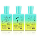 3 Pcs 18ml Gel Base Coat, Builder Gel & No Wipe Top Coat Set - Foundation & Thickening Combination for Long-Lasting Shine, DIY Nail Art, UV/LED Light Cure, Perfect Manicure Gift for Women