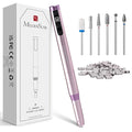 MelodySusie Pen-Shaped Ultra-Slim Cordless Nail Drill, PM170F 30000RPM Portable Rechargeable Electric File with LED Display for All Manicure, Nail Care, Shaping & Gel Removal for Advanced Home Use