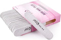 25pcs - PANA Mini Double-Sided Emery Nail File for Manicure, Pedicure, Natural, and Acrylic Nails - Zebra (Grit 80/80)