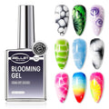 GELLEN 20ML Blooming Gel, Hema Free Blooming Gel Nail Polish, Soak off Clear UV LED Blossom Nail Gel for Spreading Effect, Marble Watercolor Floral Nail Art Design, DIY Manicure Gift for Women