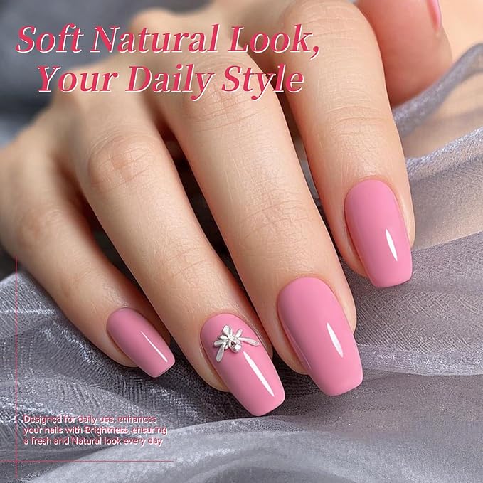 BORN PRETTY Pink Gel Nail Polish Set 6 Colors Sweet Nude Baby Light Pink Soak Off U v Gel Polish Kit for Salon Manicure and Nail Art DIY at Home