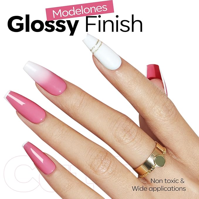 modelones Smokey Pink Gel Polish Grey Pink Gel Nail Polish Morandi Polish Soak Off LED Nail Art DIY Nail Manicure 15ML