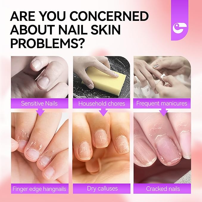 Gelike EC Cuticle Remover Moisturizing Balm: Nail Cream Deep Nourishment for Dry Damaged Cuticles – Long Lasting Hydration – Strengthener and Growth Treatment – Nail Care for Home DIY, 20g