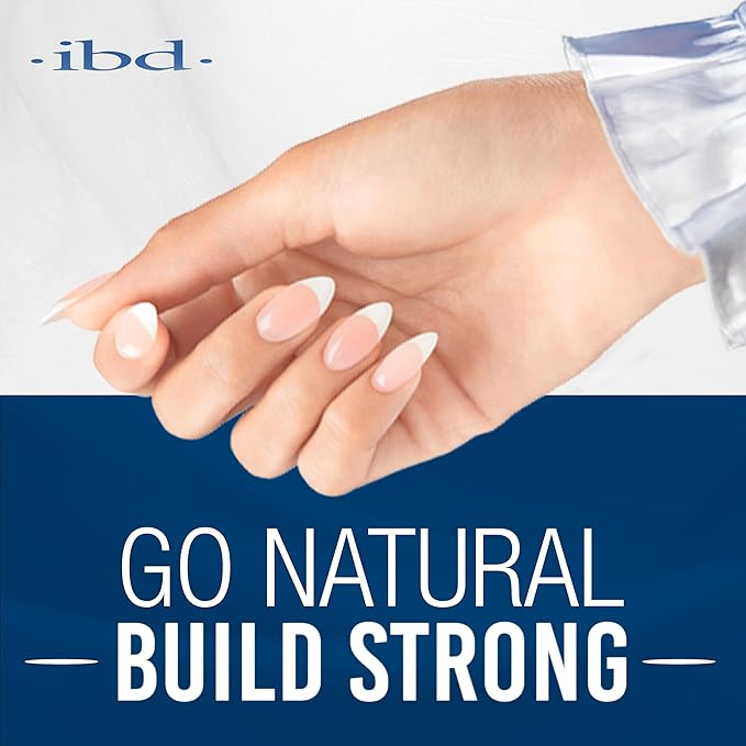 IBD Hard Gel LED/UV Builder Natural II – Builder Gel for Nails Extensions & Sculpting, Strong Long-Lasting Nail Enhancement, 0.5 oz