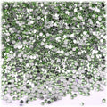 The Crafts Outlet 5,000pc Rhinestones Round 2mm Tiny for Nails - Peridot Light Green