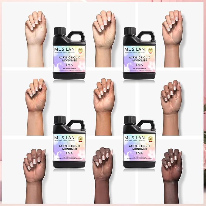 Monomer Acrylic Nail Liquid, Professiona 16.9oz Monomer Liquid for Acrylic Nail Sets and Acrylic Nail System Kit,MMA Free Monomer, Non-Yellowing Acrylic Liquid for Nails Salon DIY & Technician