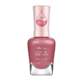 Sally Hansen Color Therapy Nail Polish | Biotin, Argan Oil, Long Lasting, Healthy Nails, Nail Strengenther, Opaque | 285 Thera-Tulip | Rose Pink Nail Color