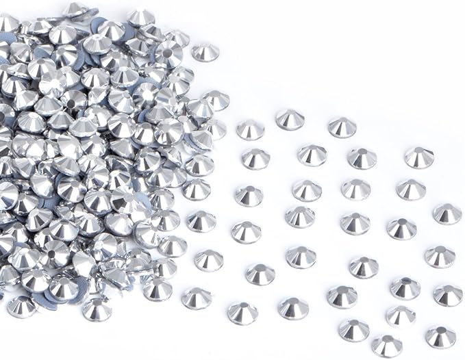 2880 Pieces SS6 Labrdor Hotfix Rhinestones Flatback Round Crystal Glass Rhinestones Gems for Crafts Nail Face Art Clothes Shoes Bags DIY