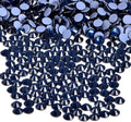 Bymitel Hotfix Crystal Rhinestones Round Gems Iron on DIY Jewelry Making Flat Back for Crafts,Montana, 3mm(SS12/2880pcs)