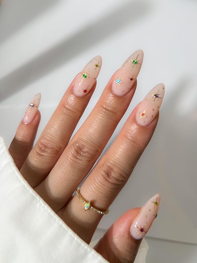 Deco Beauty Jewels - Super Thin & Easy-to-Apply Nail Art with The Cutest Designs - Durable & Long-Lasting Nail Art Stickers and Decals for Women, for DIY at-Home Manicures & Salon-Quality Nails