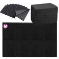 Nail Table Mats Disposable Nail Art Paper Towels,50PCS Black Waterproof 3 Ply Nail Art Paper 13" X 17" Pads for Nail Table Decoration Kit,Nail Art Accessories