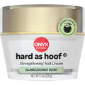 Onyx Professional Hard as Hoof Nail Strengthening Cream, Coconut Scent - Nail Growth and Conditioning Cuticle Cream Stops Splits, Chips, Cracks & Strengthens Nails, 1 oz