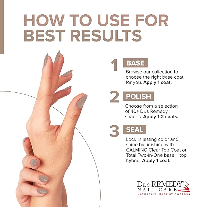 Dr.'s Remedy Enriched Nail Polish -Cozy Cafe