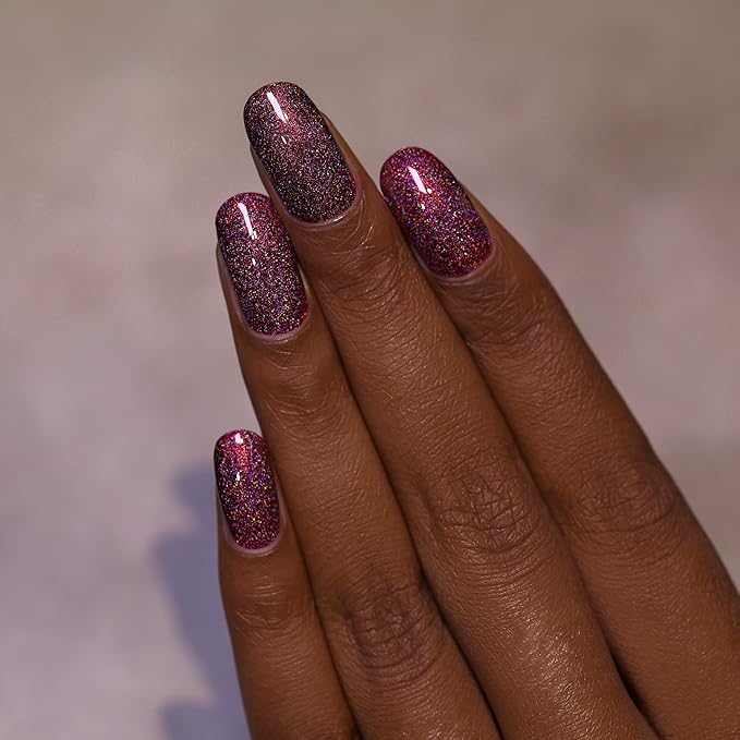 ILNP Broadway - Saturated Wine-Red Ultra Holo Nail Polish