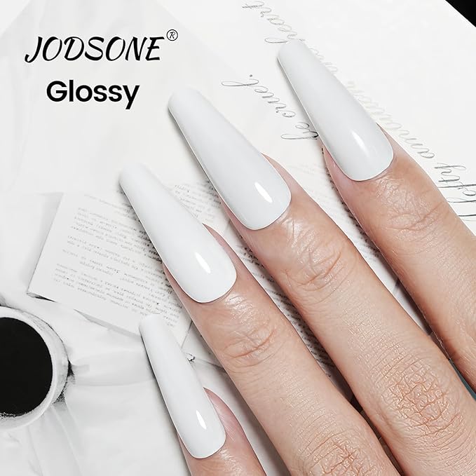 JODSONE White Gel Nail Polish 18ml Gel Polish White Soak Off U V Lamp Gel Polish Art Manicure Salon DIY at Home
