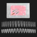 Nail Mold – Oval Extension Guide, Sandwich Paper Form, Clear Template | Transparent Flexible Sheet, Easy Shaping Tool for Salon Artists, Acrylic Gel Building, Professional Manicure Craft Design