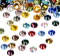 2880PCS Art Nail Rhinestones Non Hotfix Glue Fix Round Crystals Glass Flatback for DIY Jewelry Making with one Picking Pen (ss6 2880pcs, Mix)
