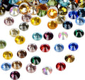 2880PCS Art Nail Rhinestones Non Hotfix Glue Fix Round Crystals Glass Flatback for DIY Jewelry Making with one Picking Pen (ss3 2880pcs, Mix)