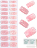 Cat Eye-Inspired 20pcs Semi Cured Gel Nail Strips - Salon-Grade DIY Wraps with Glaze Texture, Easy Application, UV Light Required for Stylish Nails