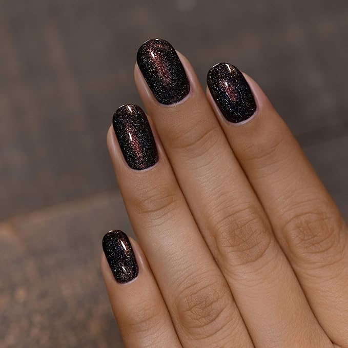 ILNP Dash of Cocoa - Intense Dark Chocolate Holographic Nail Polish