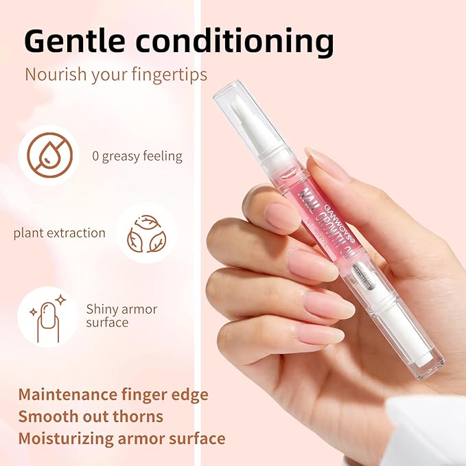 Nail Growth Oil, Nail Strengthener and Hardener, Extra Strong Nail Repair and Care Treatment 0.17 fl.oz