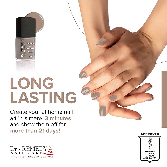 Dr.'s Remedy Enriched Nail Polish -Cozy Cafe