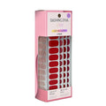Dashing Diva Gloss Nail Strips 5-in-1 Kit - Best of Reds - UV Free, Chip Resistant, Long Lasting Gel Nail Stickers - Contains 110 wraps, 5 prep pads, 2 nail files
