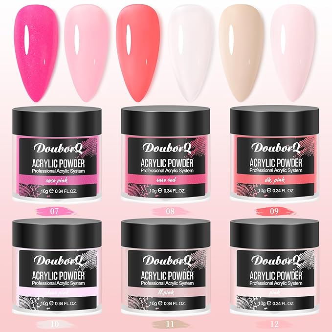 Acrylic Nail Kit for beginners with Everything- acrylic nail kit with drill lamp Acrylic Powder Glitter False Tips Starter Kit - Full Nail Supplies for Nail Extensions