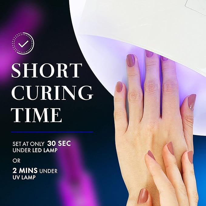 JOYA MIA - No Wipe Gel Top Coat for Acrylic & Gel Nails, Long-Lasting & Soak-Off, 15 mL