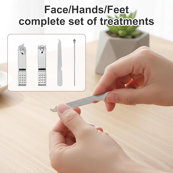 20pcs Nail Clipper Set Manicure Set Bulk 4in1 Mini Manicure Kits Bulk For Gift Sets Manicures Kit For Women Beauty Pedicure Kit small bulks gifts for women Wrapped Nail Clippers for Home
