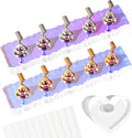 Nail Stand For Press Ons, Acrylic Nail Holder For Painting Nails With A Heart Shape Acrylic Nail Stand, Press On Nail Stand Nail Art Practice Nail Dispaly Nail Kit Home DIY Salon Supplies