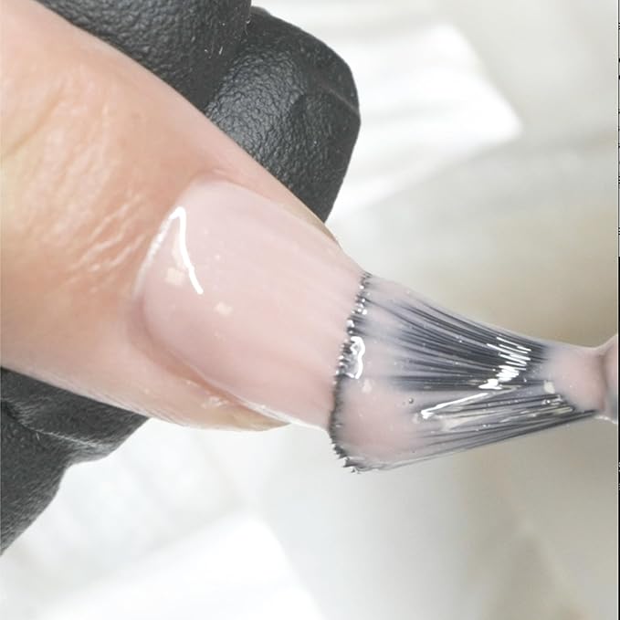 Gelish Brush-On Builder - Professional Soak-Off Gel Polish for Extensions, Overlays, Nail Art, Self-Leveling, HEMA-Free, Vegan, Long-Lasting, UV/LED Cured (Mauve Nude)
