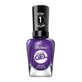 Sally Hansen Miracle Gel Salon Quality Nail Polish | Gel-Like Formula, Two-Step System, No UV Light Needed, Long Lasting | Opaque, Shimmery | 579/570 Purplexed | Vivid Purple Nail Color