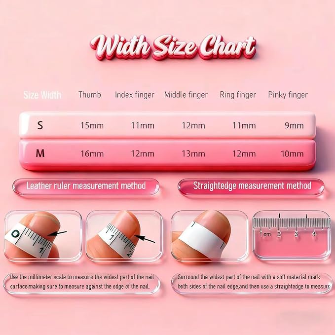 10Pcs Pink Handmade Press on Nails Duck Fake Nails French Tip False Nails with 3D Heart Butterfly Rhinestone Design Acrylic Duck Nails Press ons Medium Reusable Stick on Nail for Women (M)