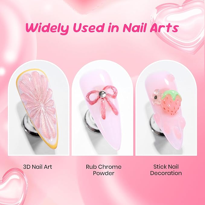 Beetles Pink 3D Nail Sculpting Gel for 3D Gel Nail Art, 15ml Professional Pink Sculpt Gel Easy One-Step Shaping No Wipe U V/LED Cure for DIY Salon Gifts for Women