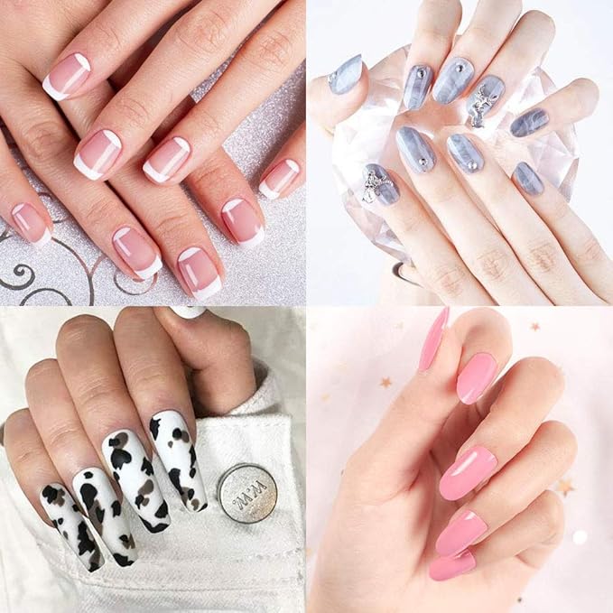 TsMADDTs Nails File 20 pcs Double Sided Emery Board for Natural Acrylic Nails 100 120 180 240 320 800 Grits, Professional Manicure Pedicure Tools