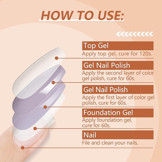SAVILAND Nail Polish Gel Set: 30 Colors Soak-off Gel Polish Set with Base & Glossy Matte Top Gel French Winter Manicure Nail Art Starter Set for Salon Home & Nice Gifts