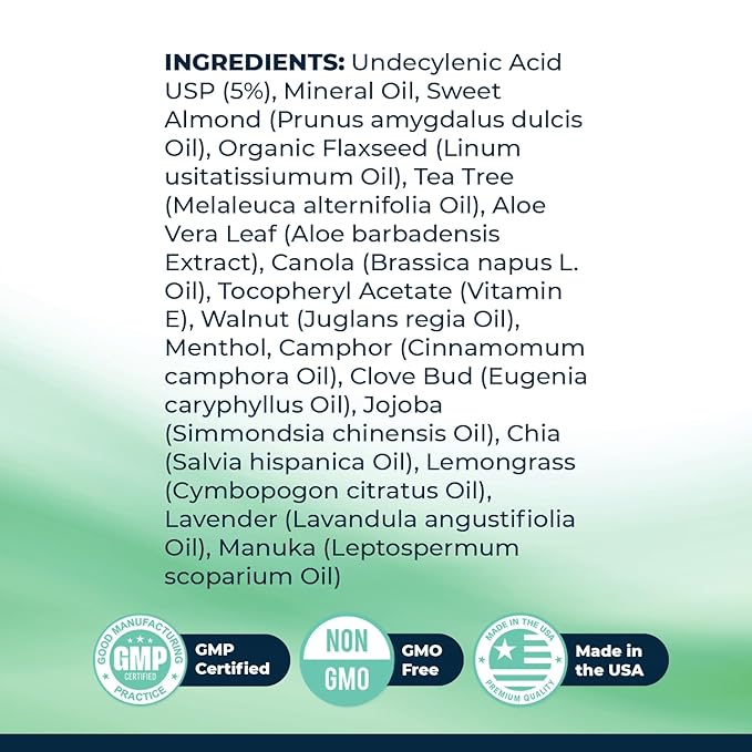 Kerassentials Oil, 8-IN-1 Plant-Based Formula, Natural Ingredients | Made in USA, No Stimulants, Non-GMO – 15ml, 3 Month Supply