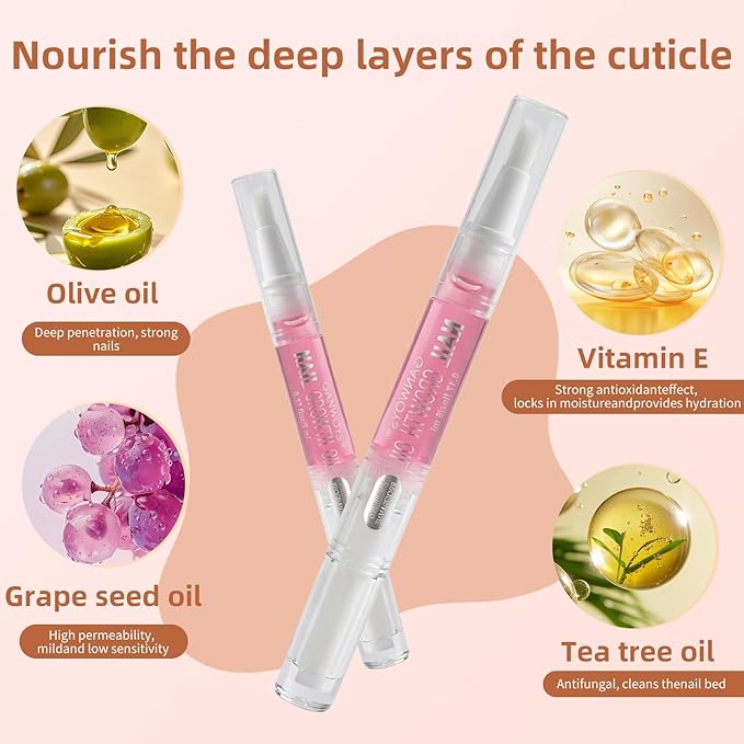Nail Growth Oil, Nail Strengthener and Hardener, Extra Strong Nail Repair and Care Treatment 0.17 fl.oz