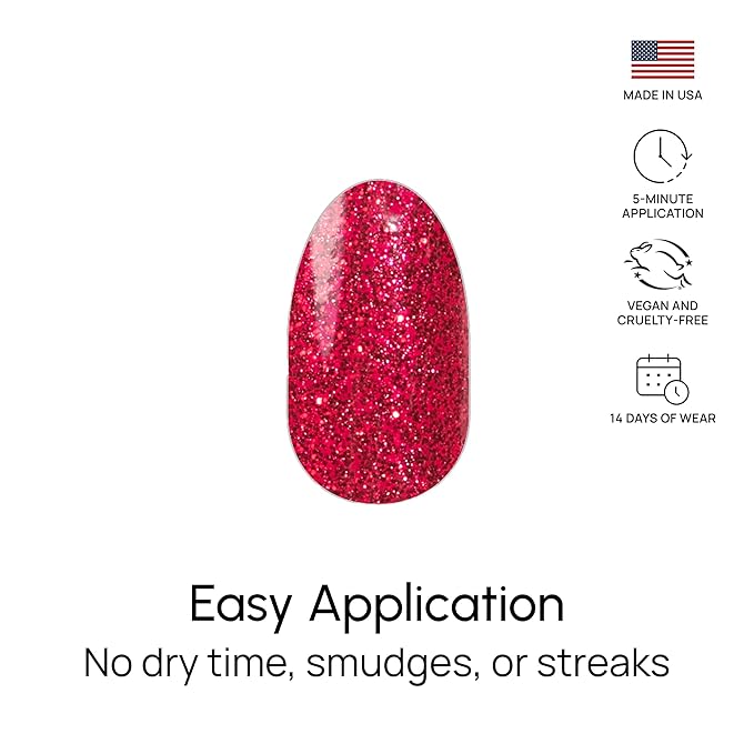 Color Street Cherry on Top Nail Strips