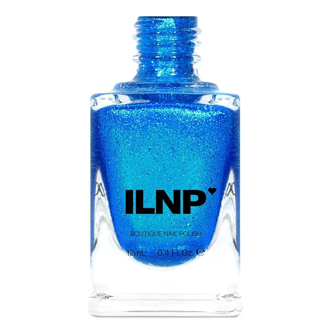 ILNP Blueprint - Electric Blue Ultra Metallic Bright Nail Polish